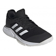 adidas Hallen-Indoorschuhe Court Team Bounce schwarz/weiss Damen